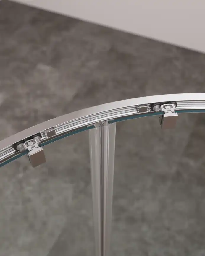 Душевой уголок CEZARES MOLVENO-R-22-90+30-C-Cr-IV стекло Прозрачное, профиль Хром фото 3