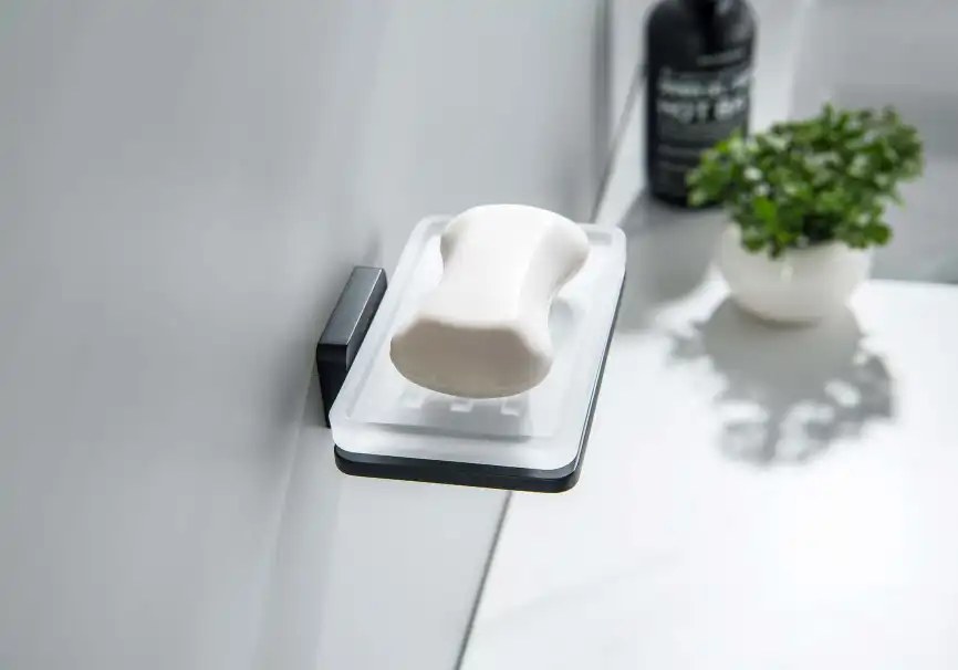 Мыльница для ванной Aquatek Либра AQ4303MB, Черный матовый фото 3