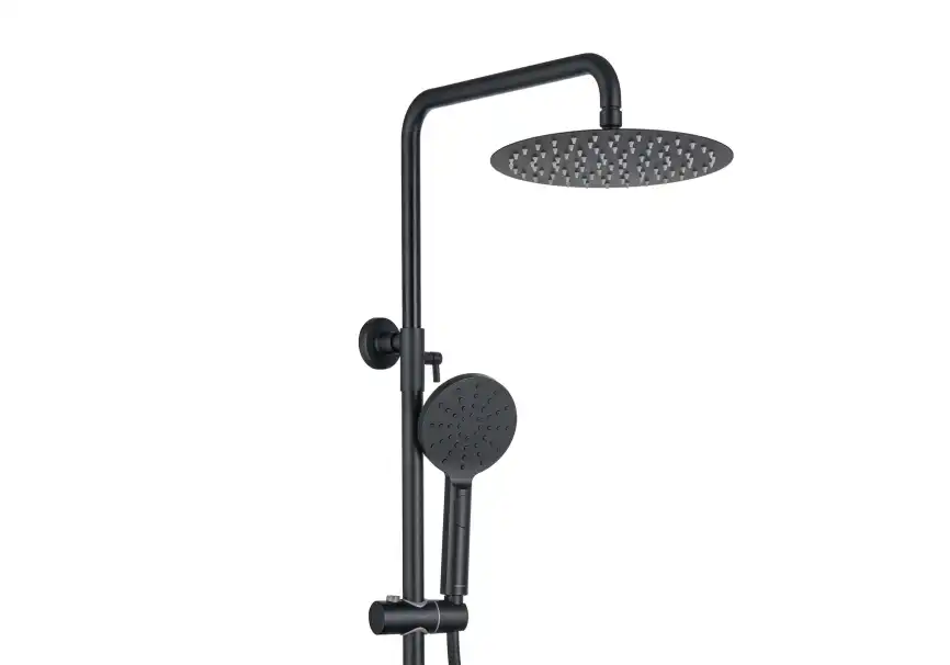 Душевая система Aquatek ВЕГА AQ2046MB, Черный матовый фото 3