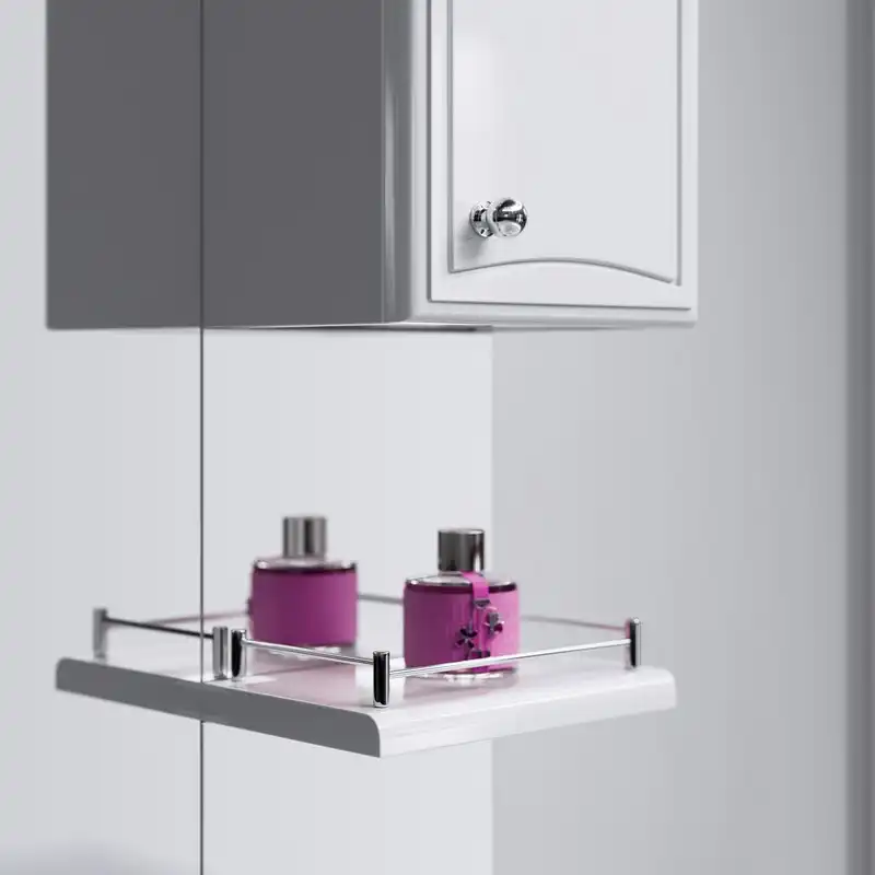 Тумба с раковиной напольная Aqwella Barcelona 55 см, Ba.01.05/2, цвет Белый фото 4