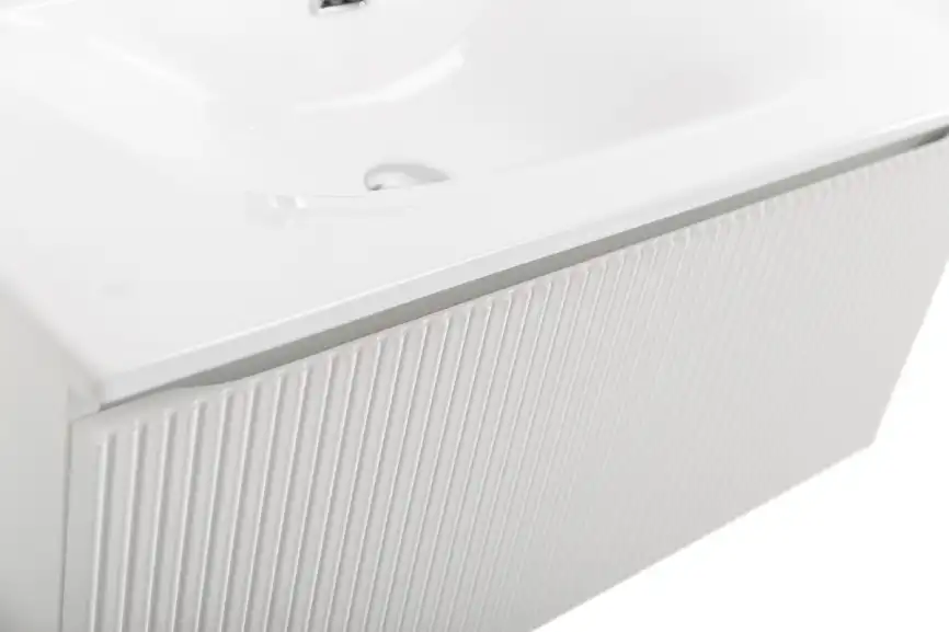 Тумба под раковину BelBagno UNO-800-1C-SO-BO подвесная, Bianco Opaco фото 8