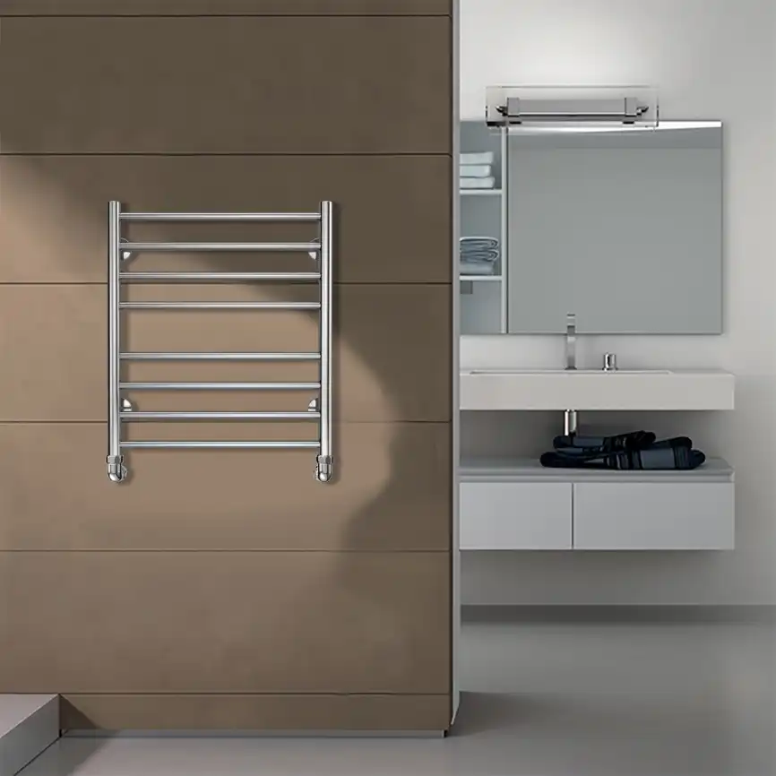 Полотенцесушитель водяной Azario Parma 50х60 AZ10156S П8 нижнее подключение 1/2