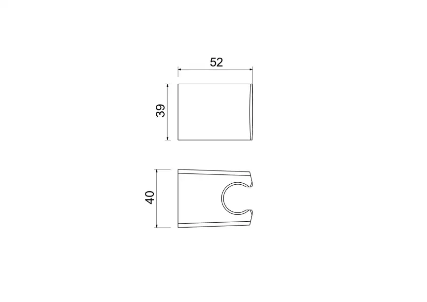 Держатель ручного душа Aquatek  AQ2403CR, Хром фото 3