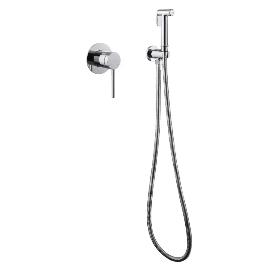 Смеситель ABBER Emotion AF8825 с гигиеническим душем, хром фото 2