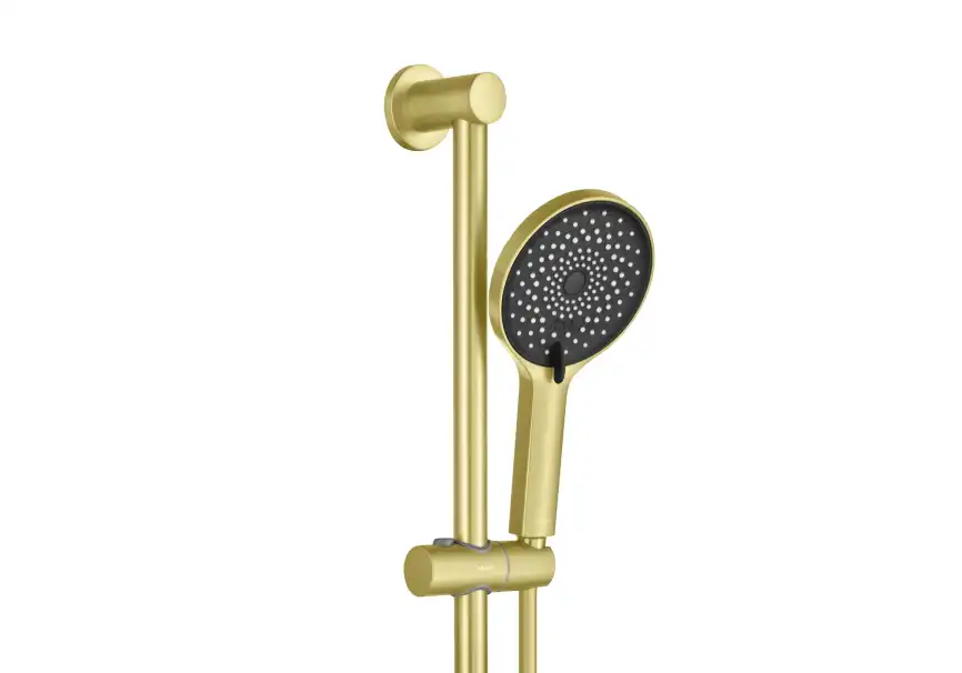 Душевой гарнитур Aquatek Лугано AQ2022BG, Золото шлифованное фото 4