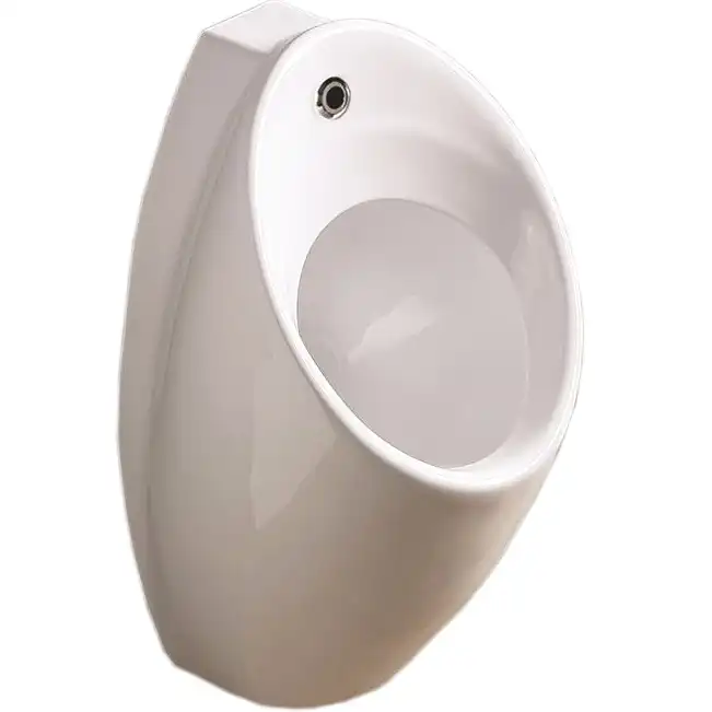 Писсуар подвесной CeramaLux X560P с сенсорным механизмом смыва, с горизонтальным выпуском фото 1