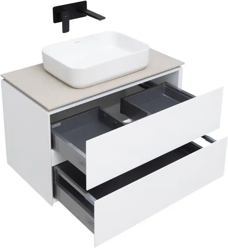 Тумба под раковину Allen Brau Infinity 85 1.21001.WM белый матовый фото 8