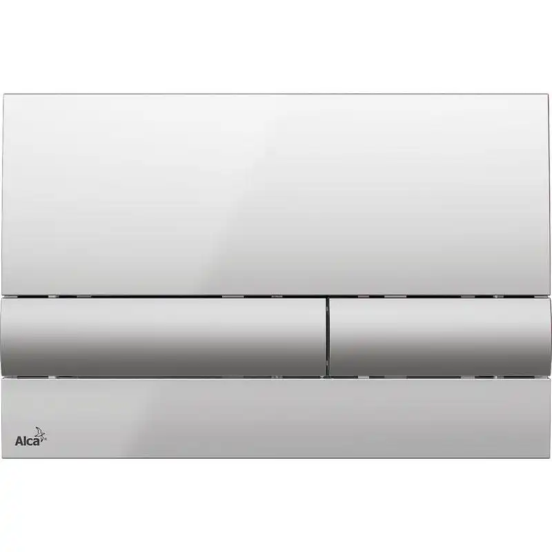 Кнопка смыва Alcaplast M1713 Хром / Хром матовый фото 1