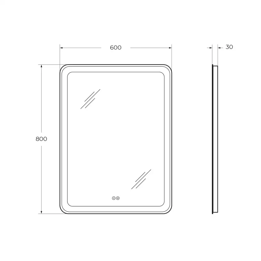 Зеркало с функцией памяти CEZARES CZR-SPC-MC-600-800-RGB-TCH фото 10