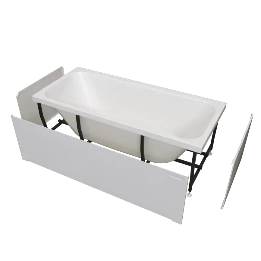 Акриловая ванна Radomir Прованс 170х80 (1-01-0-0-1-192), на каркасе, белая фото 6