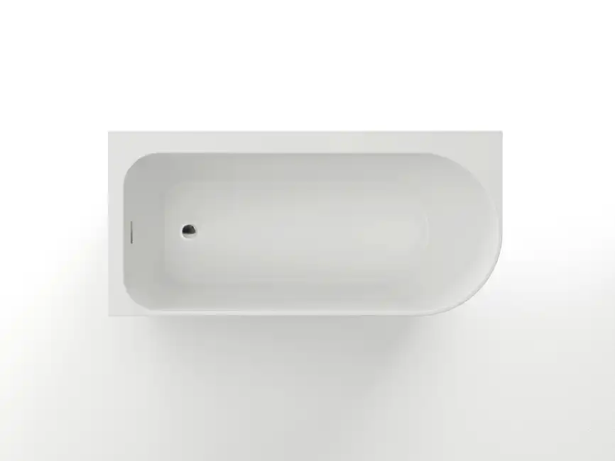 Акриловая ванна Azario LUTON 170x80 LUT17080 L, отдельностоящая пристенная, левая, белая фото 2
