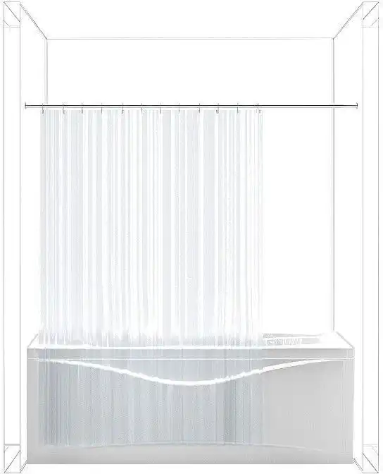 Карниз для ванны Aquanet прямой 190 фото 2