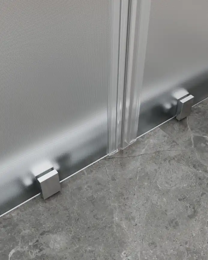 Душевая дверь CEZARES MOLVENO-BF-2-170-P-Cr стекло Матовое рифленая, профиль Хром фото 4