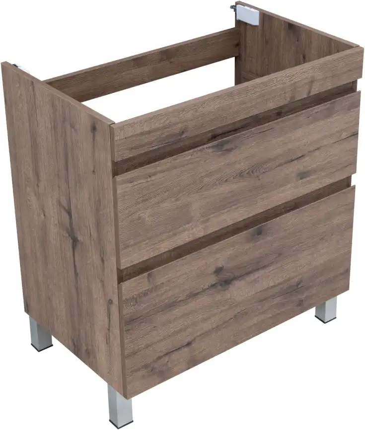 Тумба под раковину Aquanet Нота New 75 напольная, дуб веллингтон табак, 344142 фото 9