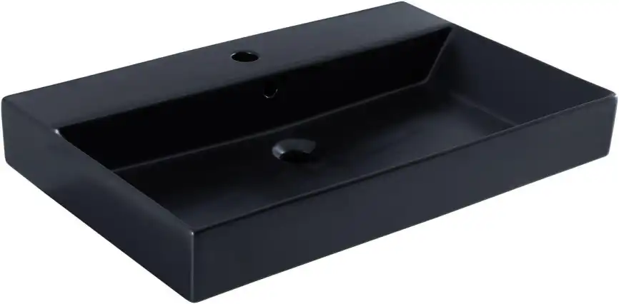 Раковина Sanovit Slim Synergy 70 17070 черный матовый фото 8