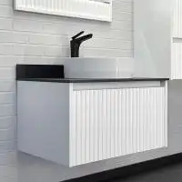 Тумба с умывальником Comforty Марсель 75 Белый, 00-00012270 фото 2