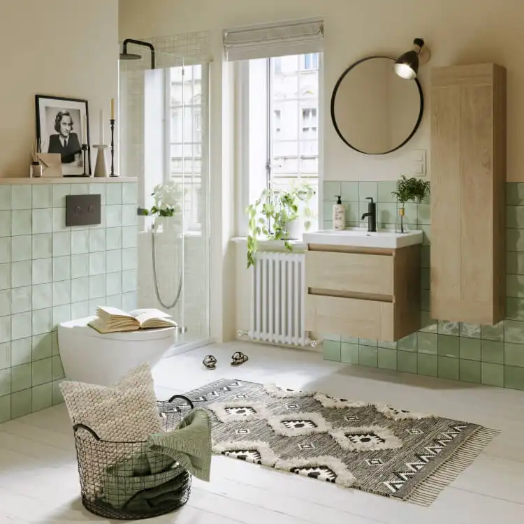 Пенал подвесной Aqwella Astrid 35 см, AST0535DD, цвет Дуб Давос фото 2