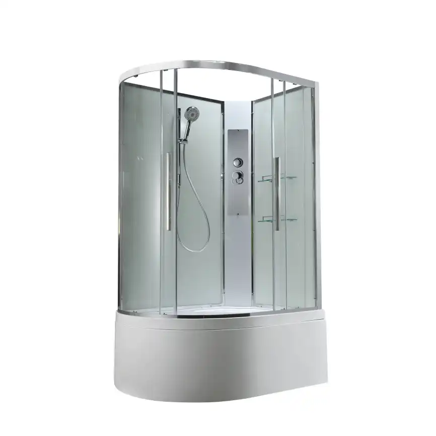 Душевая кабина AvaCan EM5811RNT 110x80 см, высокий поддон, без крыши, правая фото 1