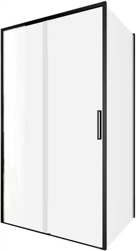 Душевой уголок Aquanet Pleasure Evo 110x90 AE65-110x90-BT профиль черный, прозрачное стекло фото 3