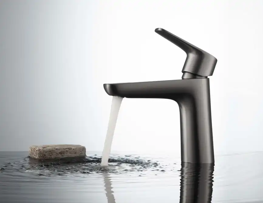 Смеситель для раковины Aquatek Бетта AQ1110BGM, Оружейная сталь фото 3