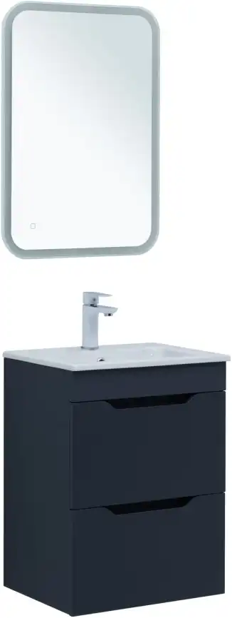 Тумба под раковину Aquanet Практика 50 маренго (2 ящика) 330456 фото 8