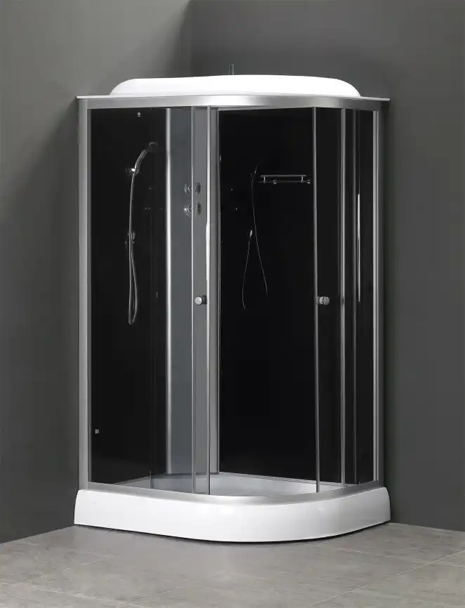 Душевая кабина Loranto 120х80 CS-66121L G 120 с низким поддоном, левая фото 2