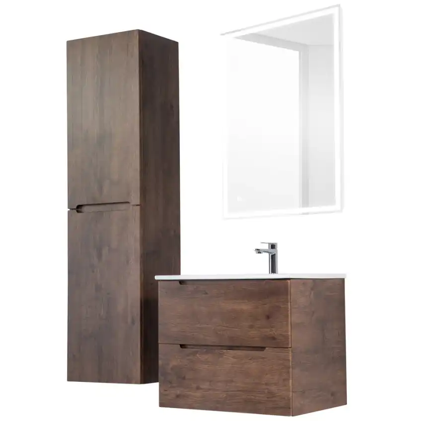 Тумба под раковину BelBagno ETNA-700-2C-SO-RW-P подвесная Rovere Moro фото 10