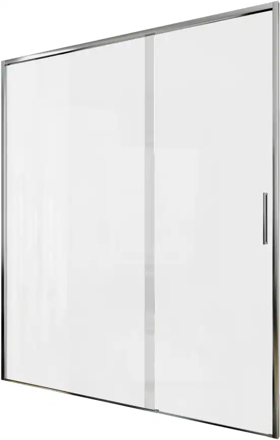 Душевая дверь Aquanet Pleasure Evo 160 см, AE65-N160-CT, профиль Хром, стекло Прозрачное фото 3