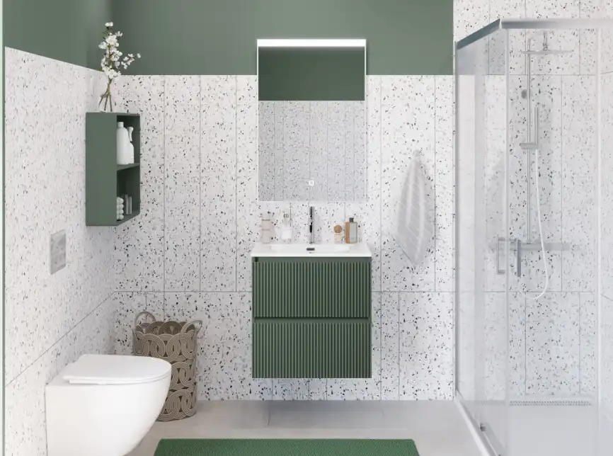 Тумба под раковину BelBagno UNO-MINI-600-2C-SO-VO подвесная, Еловый Матовый фото 12