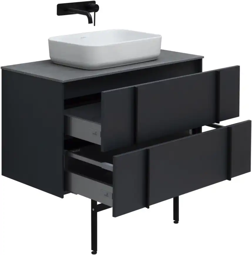Тумба под раковину Allen Brau Reality 90 1.32006.AM антрацит матовый фото 22