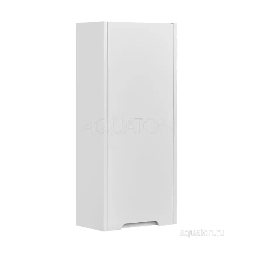 Шкаф навесной Aquaton Оливия 35 1A254703OL01R  правый цвет, белый матовый фото 1