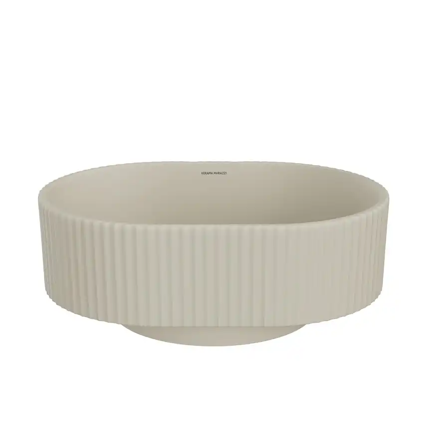 Раковина Kerama Marazzi ARTBASIN Vento накладная 50, песочная матовая, VE.wb.50\SAN фото 2