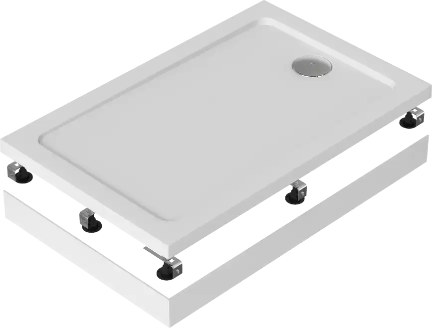 Душевой поддон Bas Олимпик 110х80 акриловый ПН00055 Белый фото 3