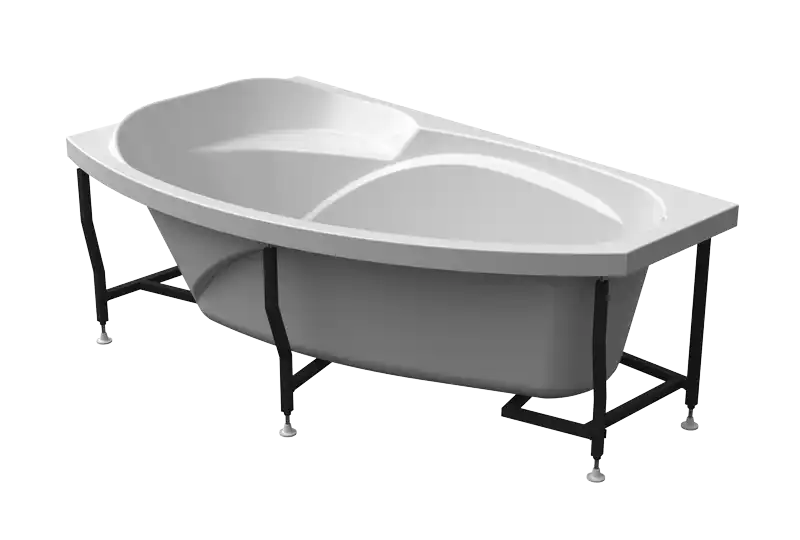 Акриловая ванна Radomir София 170х100 левая (2-01-0-1-1-223), на каркасе, белая фото 2