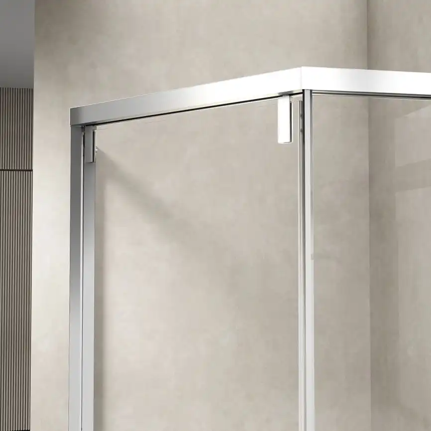 Душевой уголок Vincea Show 100х100 VSP1-4SH100CL, профиль хром, стекло Прозрачное фото 2