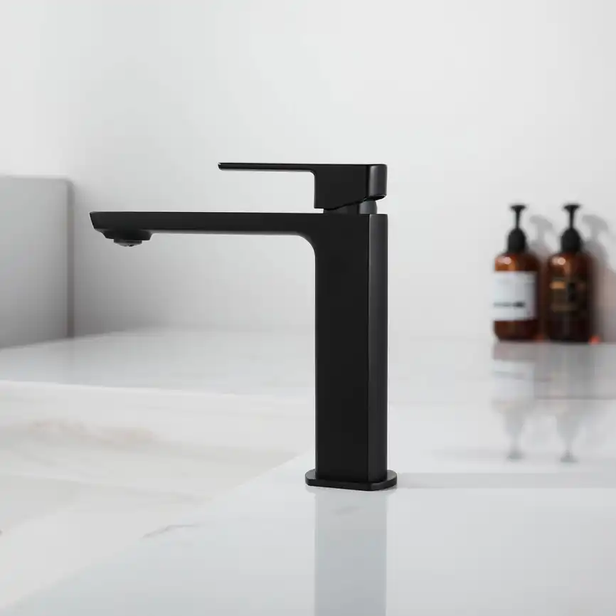 Смеситель для раковины Vincea Next VBF-1N1MB однорычажный, черный фото 2