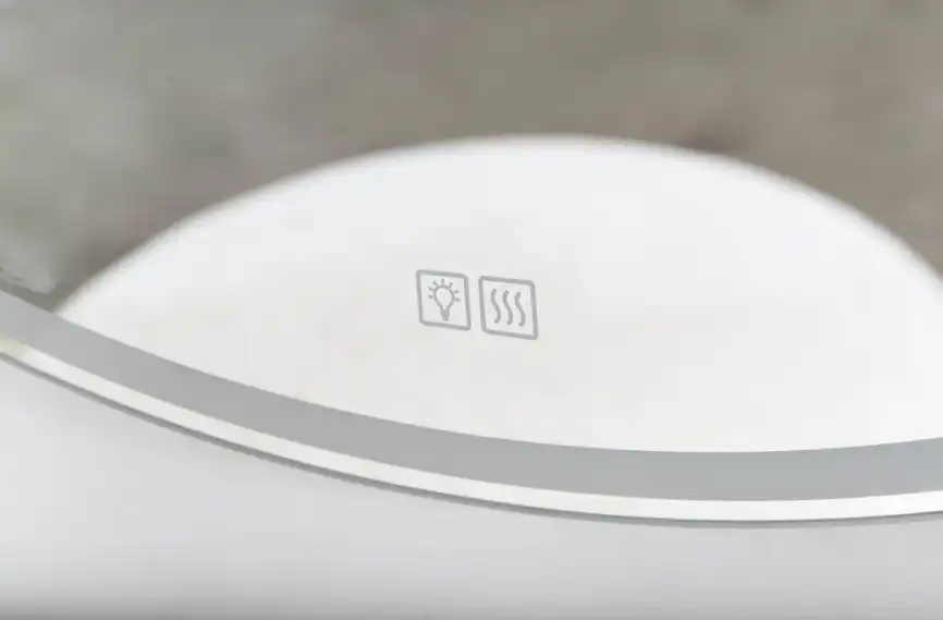 Зеркало BelBagno SPC-RNG 80х80 SPC-RNG-800-LED-TCH-WARM с подстветкой, сенсорный выключатель, с подогревом фото 5