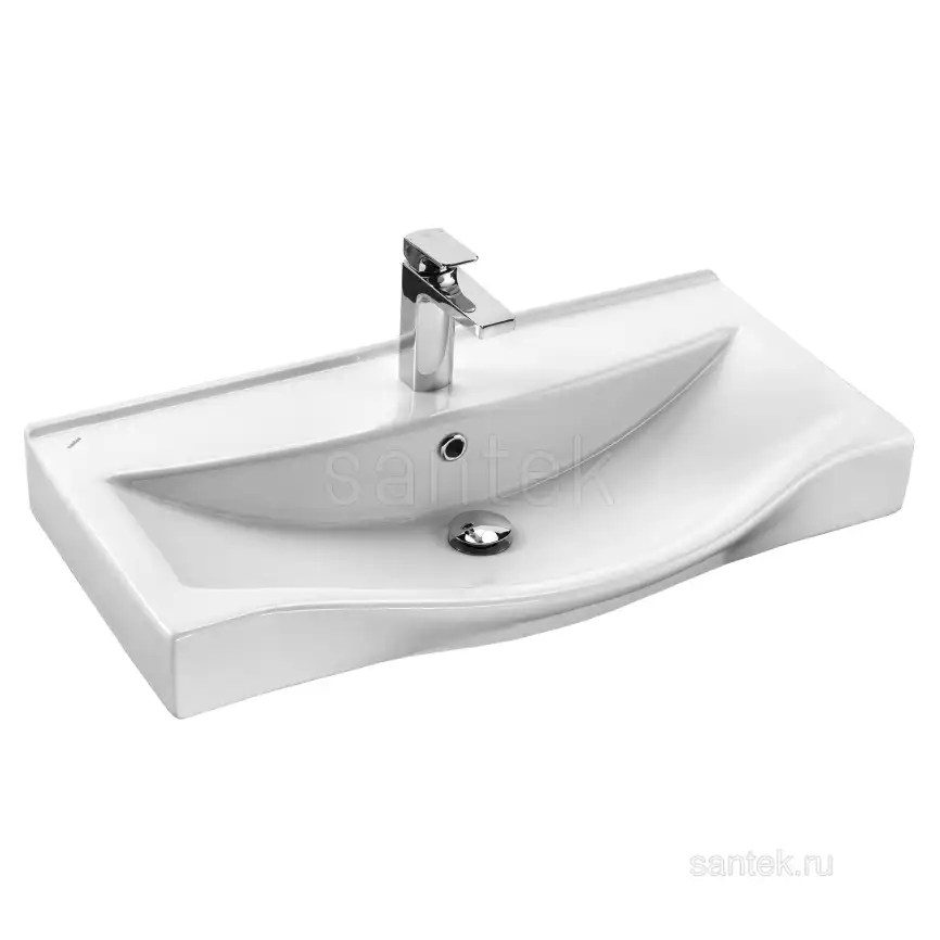 Раковина Santek Беверли 80 отверстие под смеситель 1WH302422 фото 1