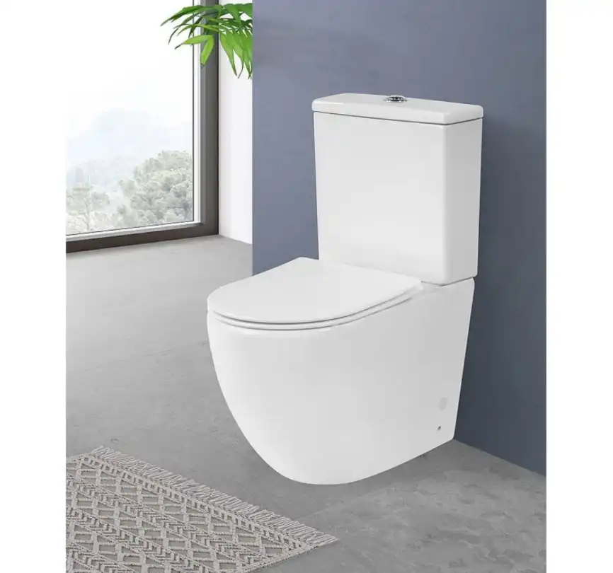 Напольный унитаз BelBagno AMANDA BB051CPR, безободковый, Белый фото 1