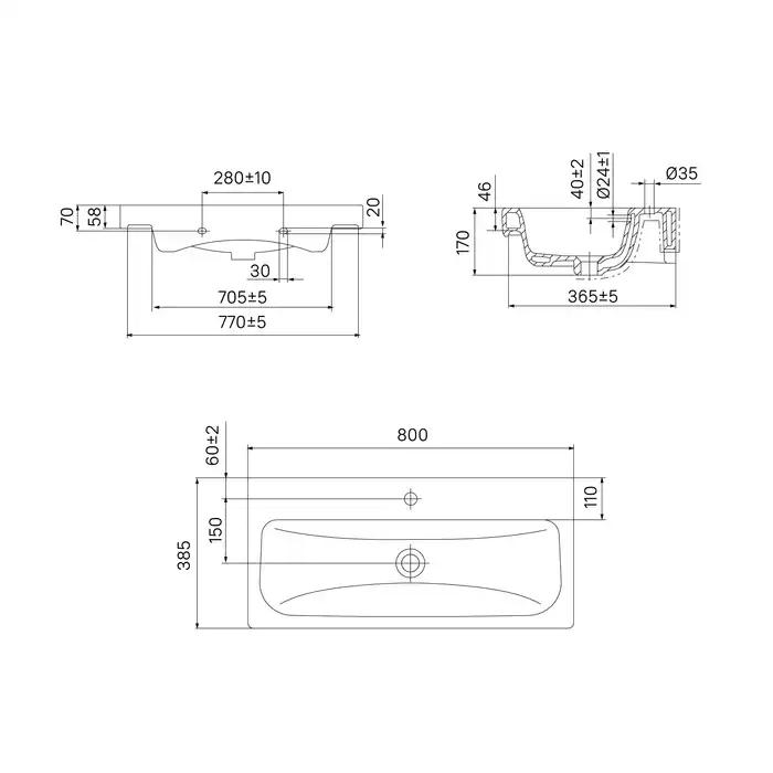 Тумба с раковиной IDDIS Zodiac 80, подвесная, Белая, ZOD8CB0i95K фото 6