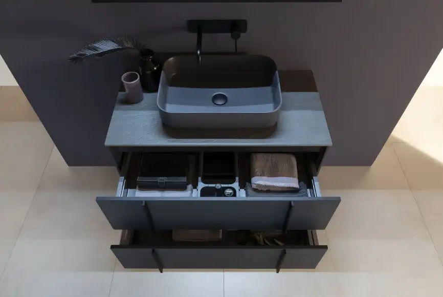 Тумба под раковину Allen Brau Reality 80 1.32005.AM антрацит матовый фото 41