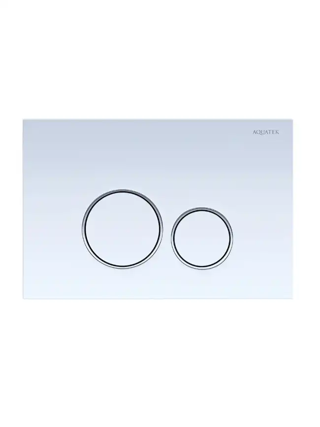 Унитаз с инсталляцией SET AQUATEK ПОЛАРИС-01-013 4в1 с тонким сиденьем микролифт и белой клавишей смыва фото 4