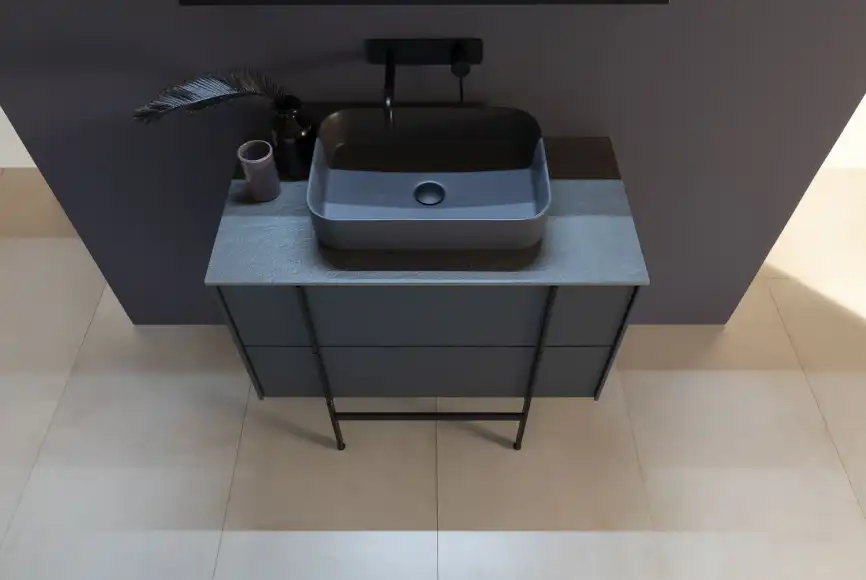 Тумба под раковину Allen Brau Reality 90 1.32006.AM антрацит матовый фото 38