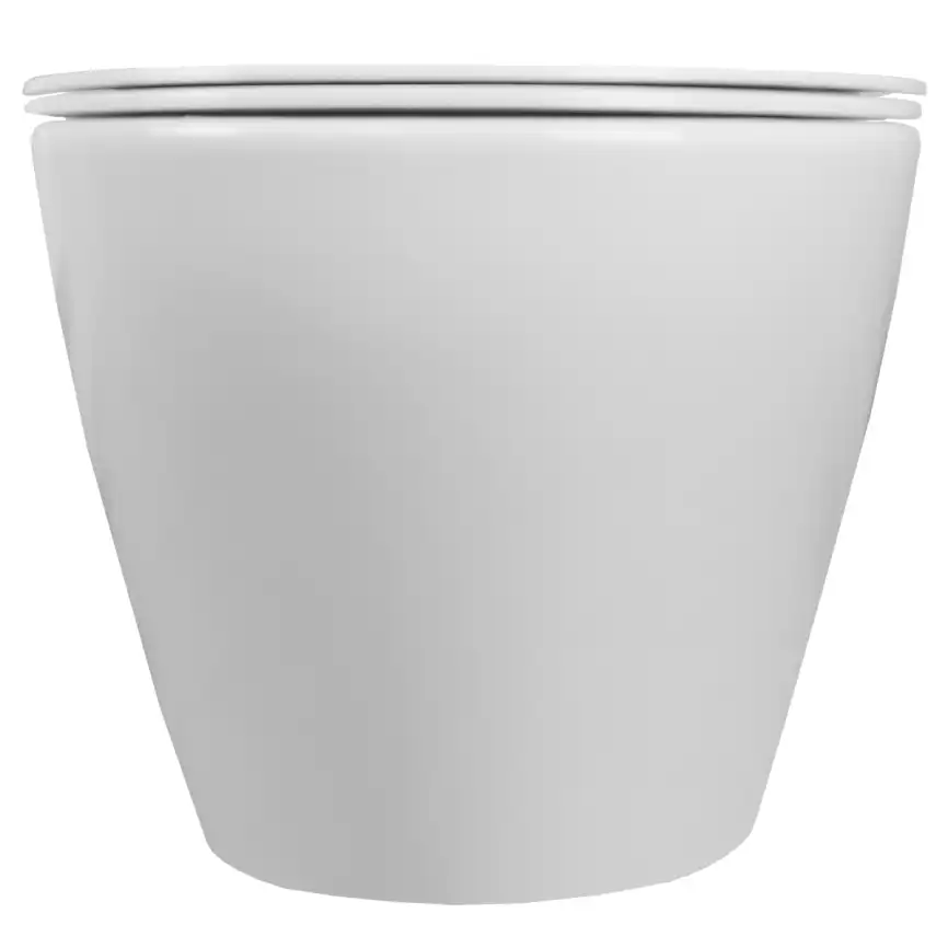 Унитаз подвесной Azario PRO PRO-0001 подвесной, безободковый, с сиденьем микролифт, Белый глянцевый фото 7