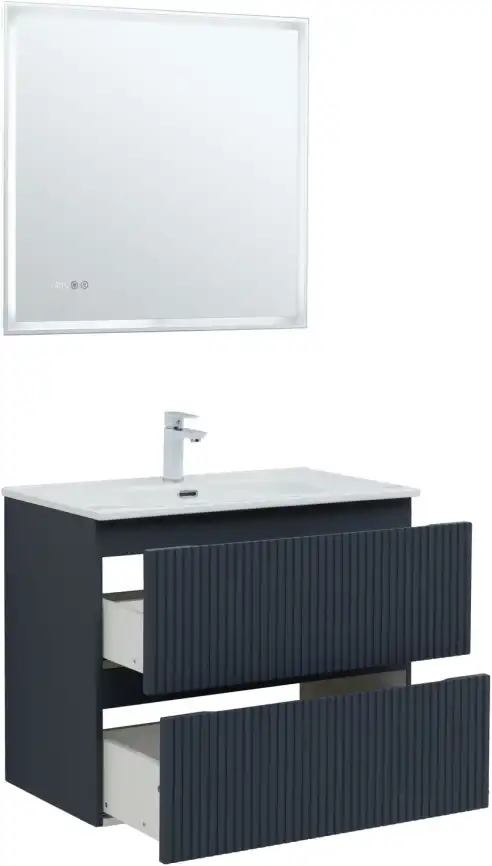 Тумба под раковину Aquanet Джейн (Flat) 80 маренго 335429 фото 6