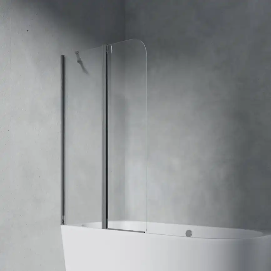 Шторка на ванну AVS Асти Дуо 100 левая профиль хром, стекло прозрачное, 803-0016-150-5545L-CR-T фото 6