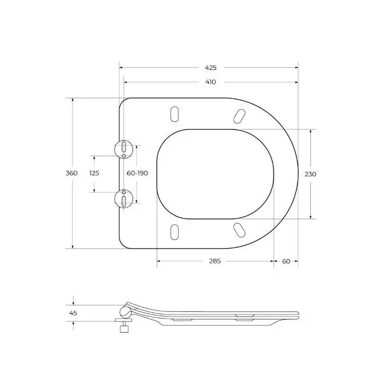 Подвесной унитаз BelBagno LOTO BB070CHR/SC, безободковый, с сиденьем микролифт, Белый фото 15