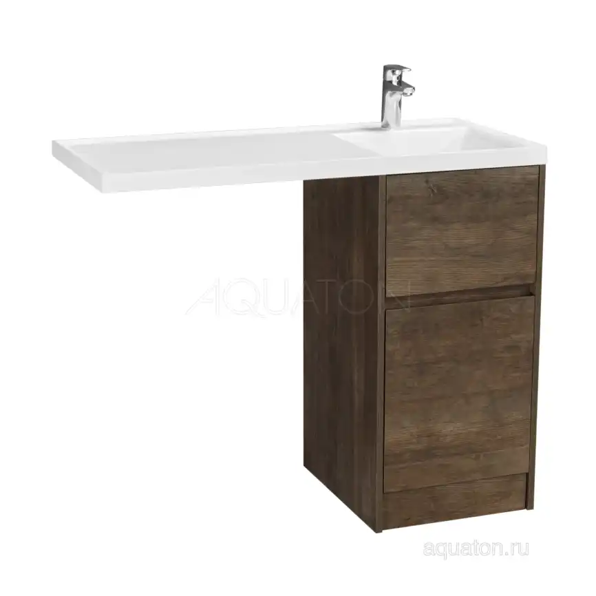 Фасад для тумбы Aquaton Лондри 40 Дуб Кантри 1A274901LHDY0 фото 1