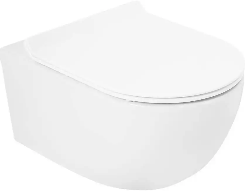 Подвесной унитаз CEZARES MOLVENO CZR-2468-TH-R безободковый, белый фото 2