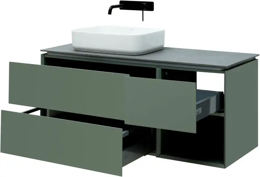 Тумба под раковину Allen Brau Infinity 120 1.21005.CGM L олива матовый фото 5